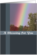 Rainbow Blessing Card