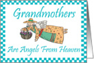 Grandmothers Are Angels Card