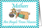Mothers Are Angels Card