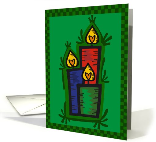 Country Candles Christmas card (512575)