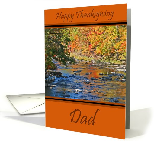 Dad Happy Thanksgiving card (515004)