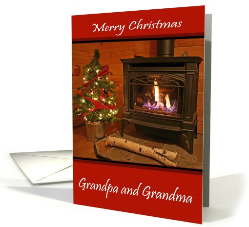 Grandpa And Grandma Merry Christmas card (515260)
