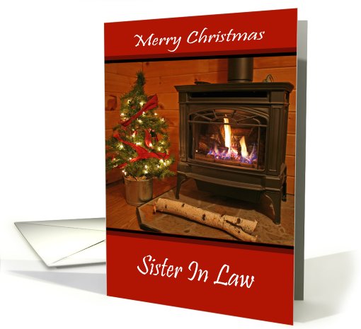 Sister In  Law Merry Christmas card (515429)
