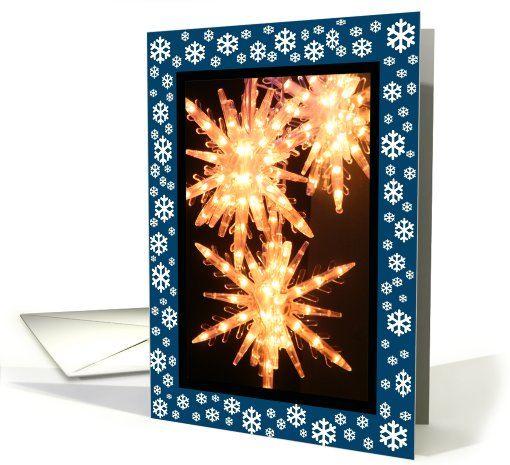 Christmas Stars And Snowflakes Christmas card (533335)