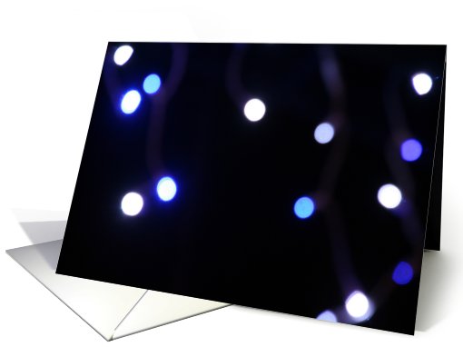 Abstract Holiday Lights Christmas card (533343)