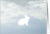 Bunny in the Clouds card