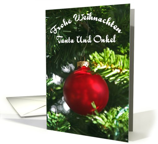 Frohe Weinachten Tanta Und Onkel card (549700)