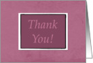 Rose Interview Thank You card