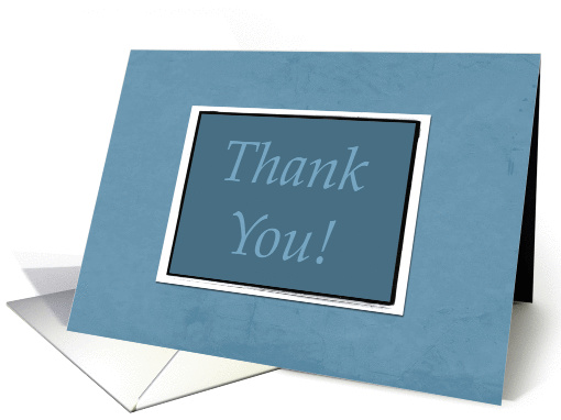 Blue Interview Thank You card (56631)