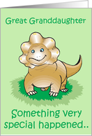 Special Great Granddaughter Adoption Day Card
