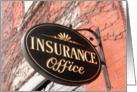 Blank Insurance Office Card