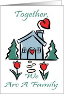 Together A Family Adoption Day Card