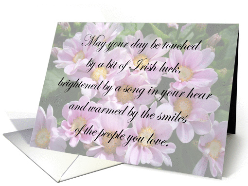 Blessed with Irish Luck card (58416)