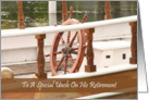Uncle Ships Wheel Retirement Card