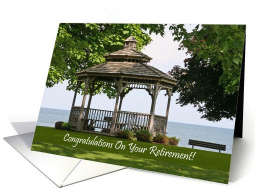 Lakeside Gazebo Retirement card (586503)