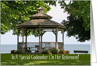 Godmother Lakeside Gazebo Retirement Card