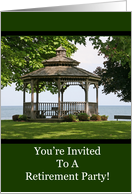 Gazebo Retirement Party Invitation card