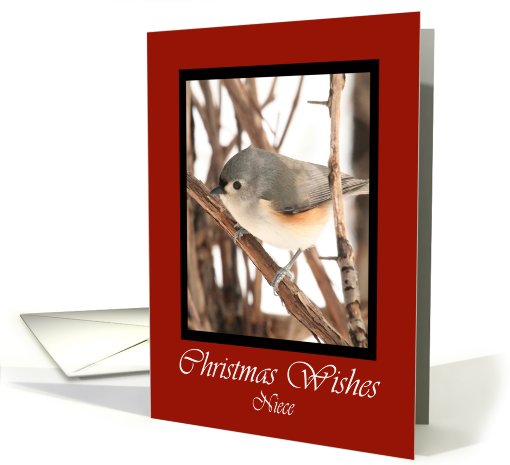 Niece Titmouse Christmas Wishes card (593058)