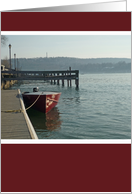 Fishing Boat Blank Card
