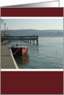 Fishing Boat Blank Card
