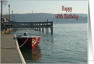 Fishing Boat 60th Birthday Card