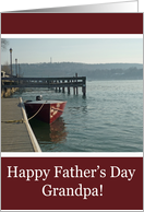 Fishing Boat Grandpa Fathers Day Card