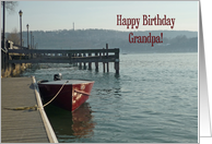 Fishing Boat Grandpa Birthday Card