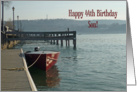 Fishing Boat 44th Son Birthday Card