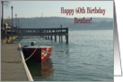 Fishing Boat Brother 60th Birthday Card