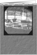 Blank Black and White Wooden Boats TTV Card