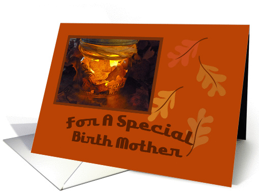 Thanksgiving Blessing Card, Birth Mother card (856901)