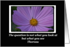 Inspirational Card-Purple Flowers card