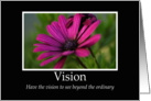 Vision-Business Motivational Card