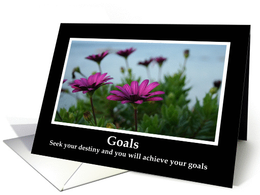 Goals-Motivational Card, Blank card (95324)