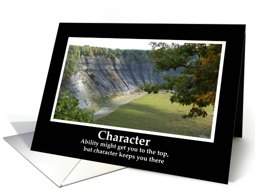 Character-Motivational Card, Blank card (95326)