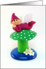 Fairy on a Mushroom card