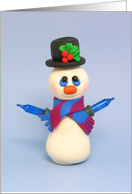 Holiday Snowman card
