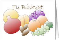 Tu Bishvat Fruits card
