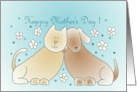 Cat and Dog Mother’s Day card