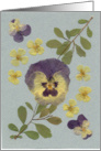 Birthday Purple/Yellow Flowers card