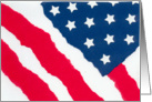US Flag card