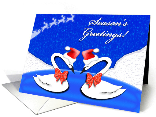 Season's Greetings from the Swans card (865357)