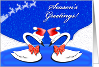 Season’s Greetings from the Swans card