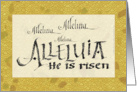 Alleluia - He Is Risen card