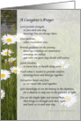 A Caregiver’s Prayer card