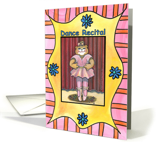 Dance Recital Invitation card (140076)