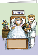 Nurse, Female by bed