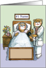 Nurse, Female by bed card