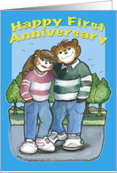 Happy Anniversary 1 card