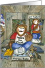 Twin Boys Birthday Card